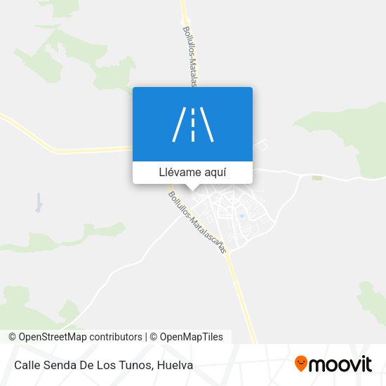 Mapa Calle Senda De Los Tunos