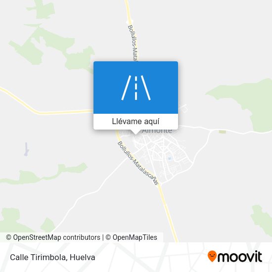 Mapa Calle Tirimbola
