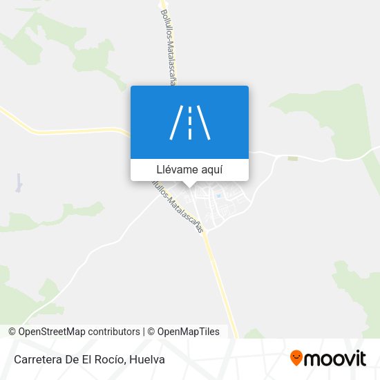 Mapa Carretera De El Rocío