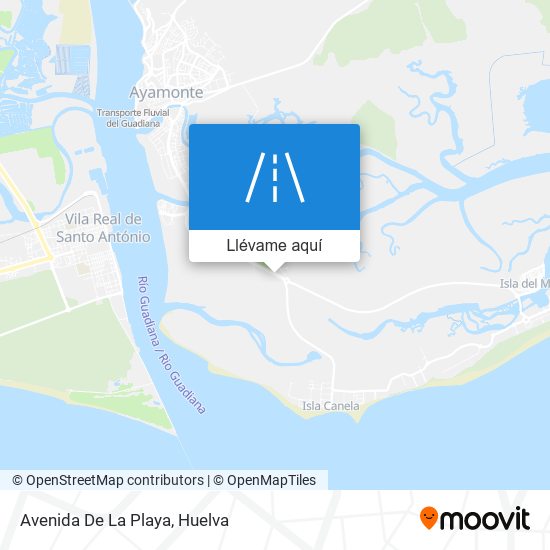 Mapa Avenida De La Playa