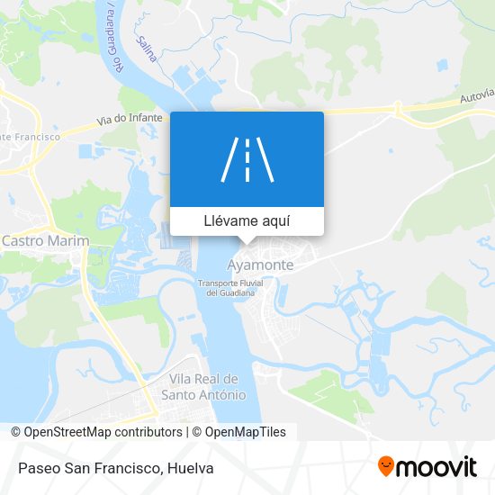 Mapa Paseo San Francisco