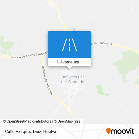 Mapa Calle Vázquez Díaz