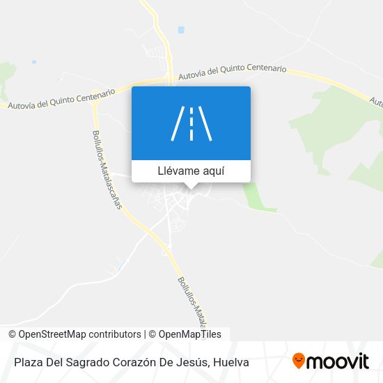 Mapa Plaza Del Sagrado Corazón De Jesús