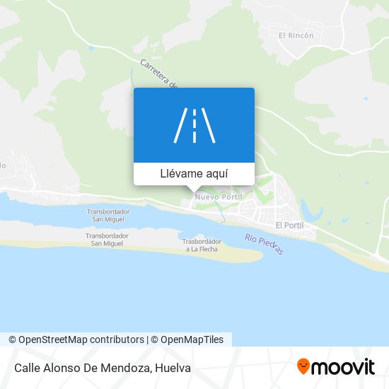 Mapa Calle Alonso De Mendoza