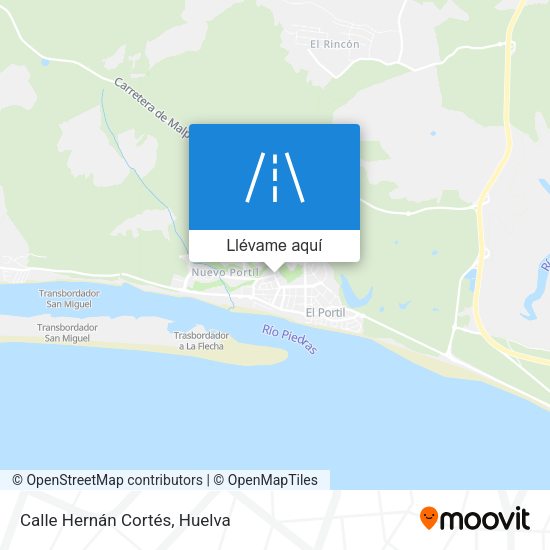 Mapa Calle Hernán Cortés