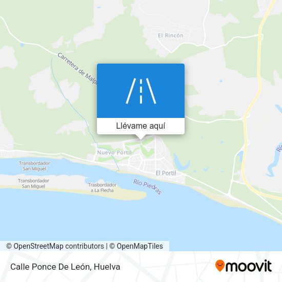 Mapa Calle Ponce De León