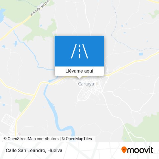 Mapa Calle San Leandro