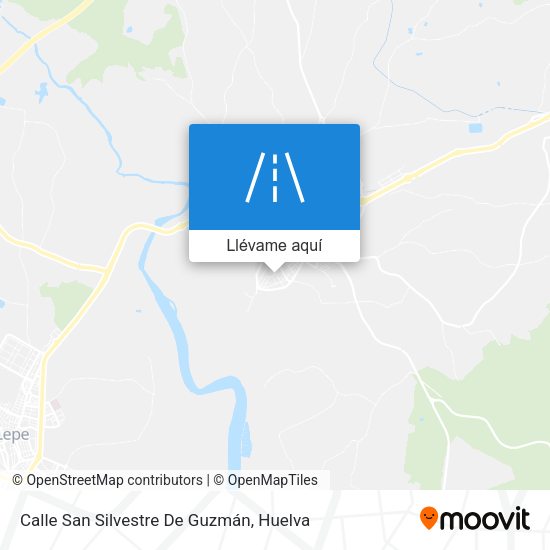 Mapa Calle San Silvestre De Guzmán