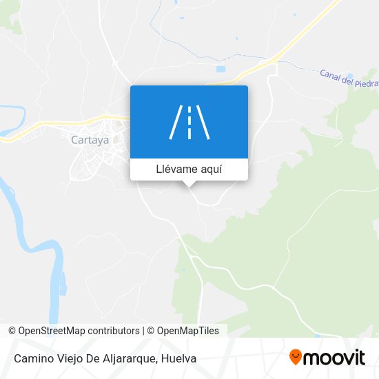 Mapa Camino Viejo De Aljararque