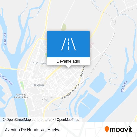 Mapa Avenida De Honduras