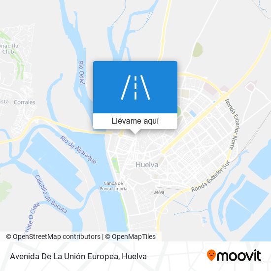 Mapa Avenida De La Unión Europea