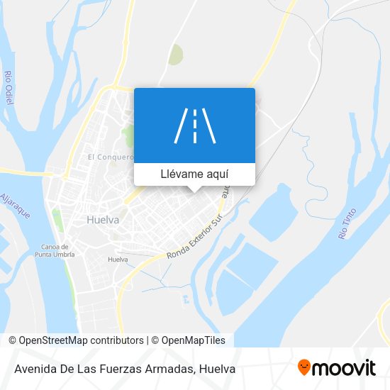 Mapa Avenida De Las Fuerzas Armadas