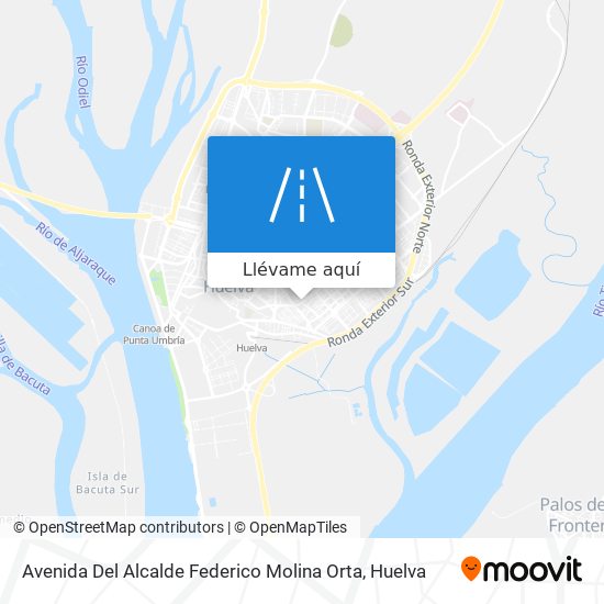 Mapa Avenida Del Alcalde Federico Molina Orta