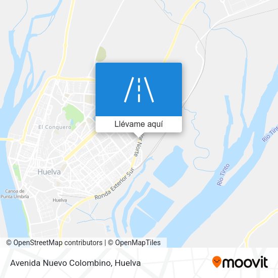 Mapa Avenida Nuevo Colombino