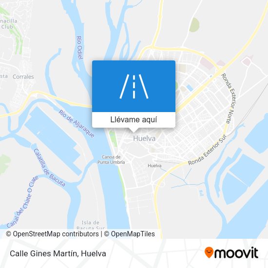 Mapa Calle Gines Martín