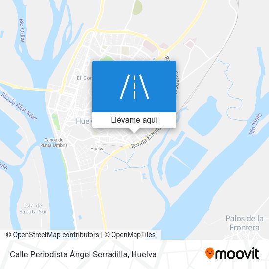 Mapa Calle Periodista Ángel Serradilla