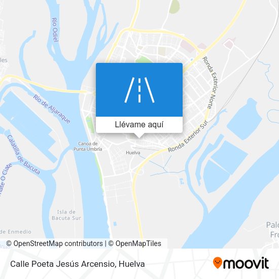 Mapa Calle Poeta Jesús Arcensio