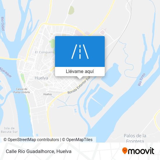 Mapa Calle Río Guadalhorce