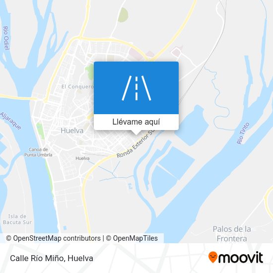 Mapa Calle Río Miño