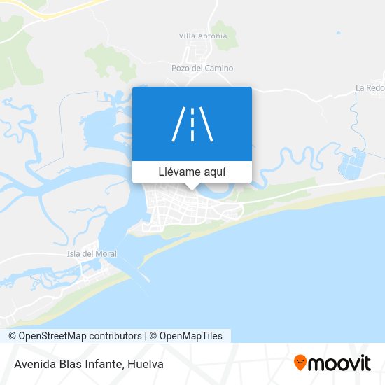Mapa Avenida Blas Infante