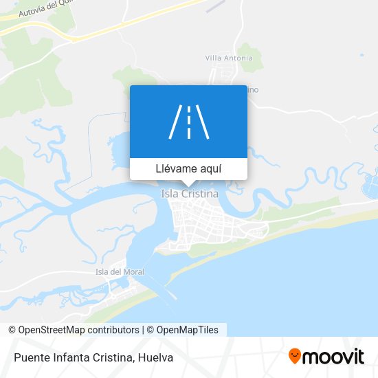 Mapa Puente Infanta Cristina