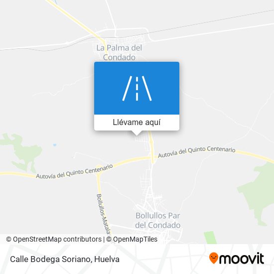 Mapa Calle Bodega Soriano