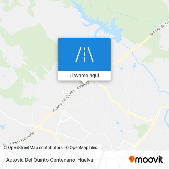 Mapa Autovía Del Quinto Centenario