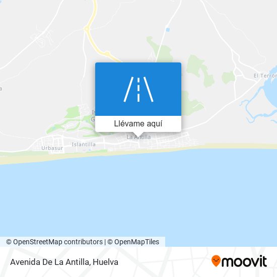 Mapa Avenida De La Antilla