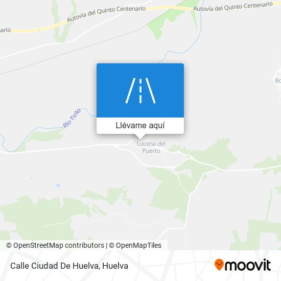 Mapa Calle Ciudad De Huelva