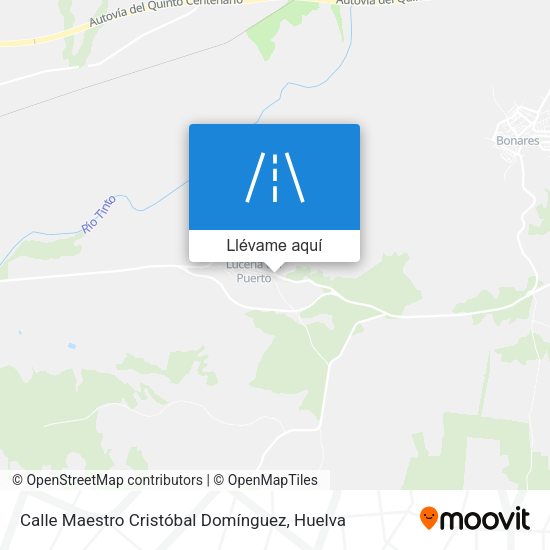 Mapa Calle Maestro Cristóbal Domínguez