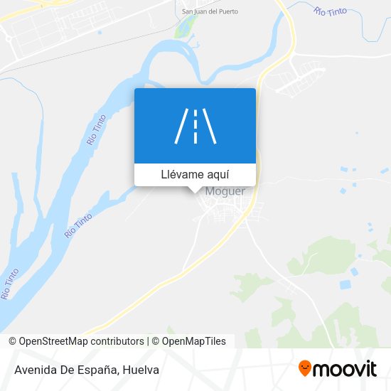 Mapa Avenida De España