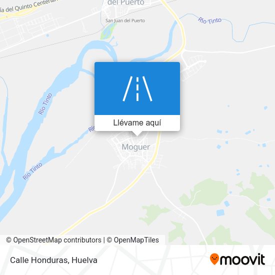Mapa Calle Honduras