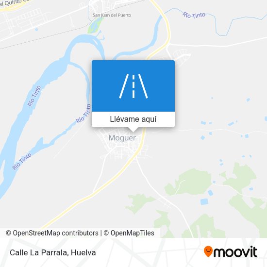 Mapa Calle La Parrala