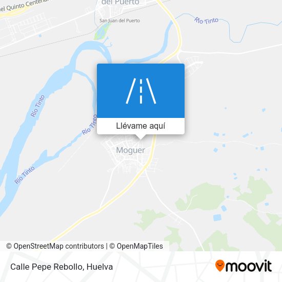 Mapa Calle Pepe Rebollo