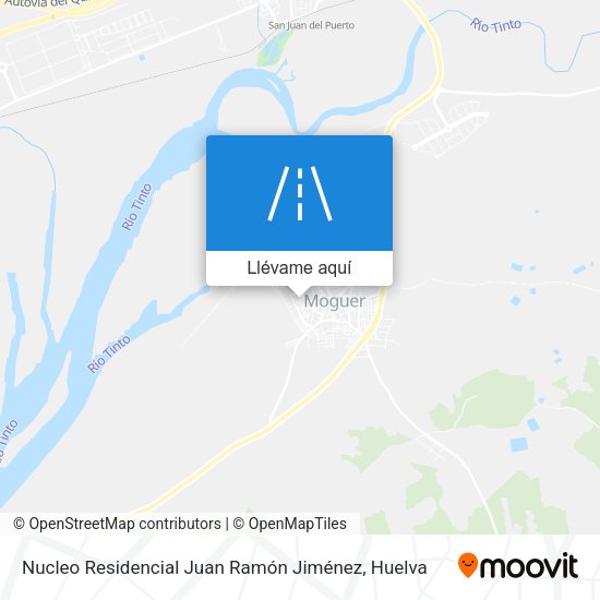 Mapa Nucleo Residencial Juan Ramón Jiménez