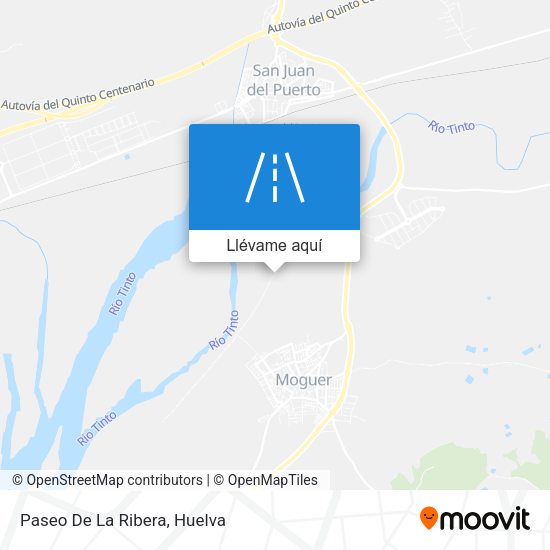 Mapa Paseo De La Ribera
