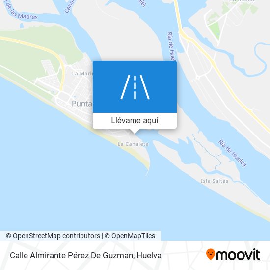 Mapa Calle Almirante Pérez De Guzman