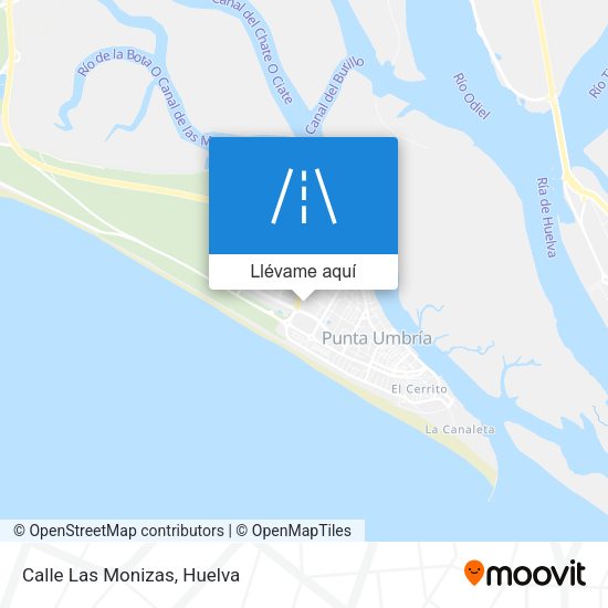 Mapa Calle Las Monizas