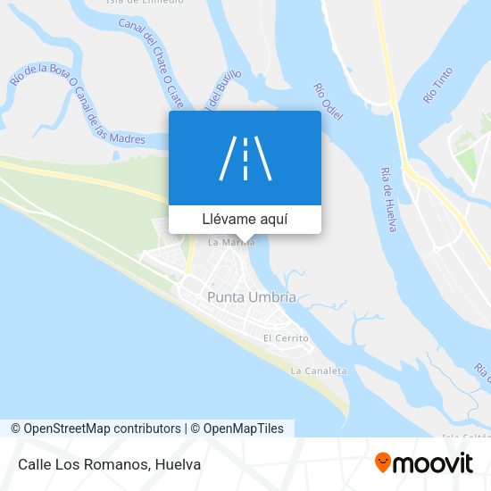 Mapa Calle Los Romanos