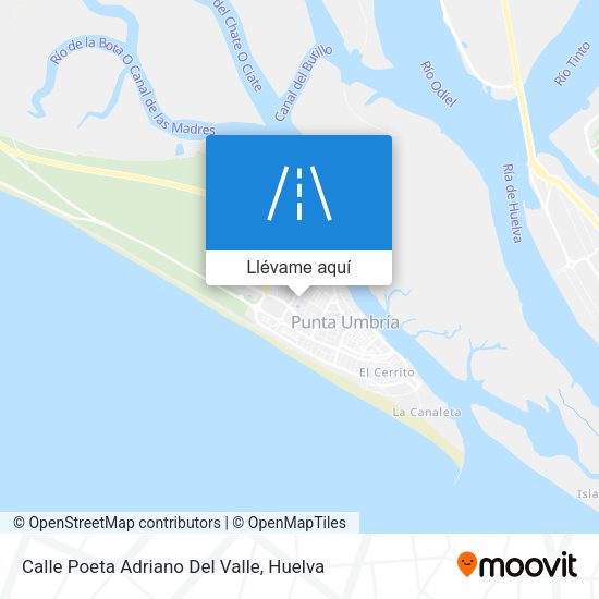 Mapa Calle Poeta Adriano Del Valle