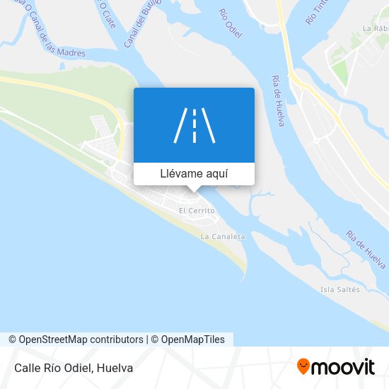 Mapa Calle Río Odiel