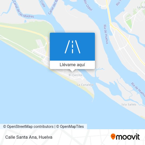 Mapa Calle Santa Ana