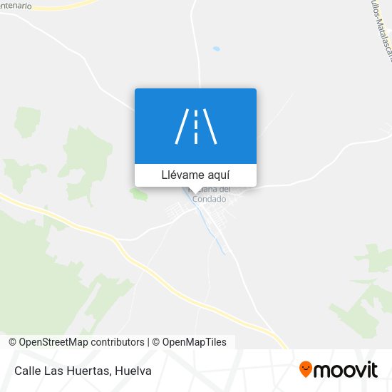 Mapa Calle Las Huertas