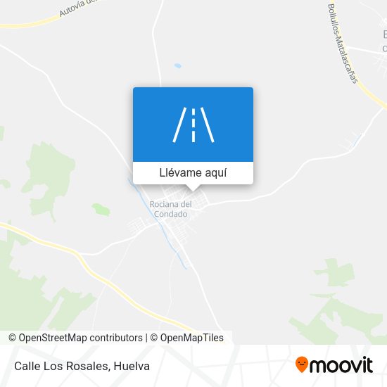 Mapa Calle Los Rosales