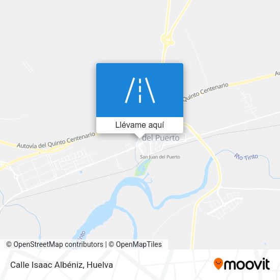Mapa Calle Isaac Albéniz