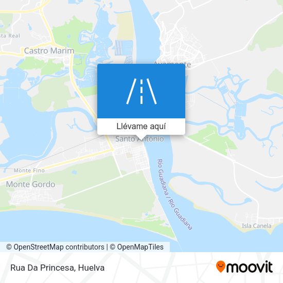 Mapa Rua Da Princesa