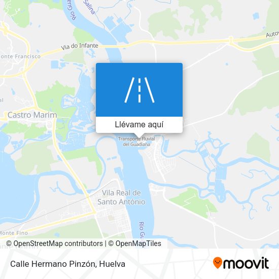 Mapa Calle Hermano Pinzón