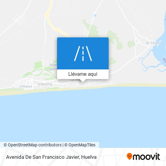 Mapa Avenida De San Francisco Javier
