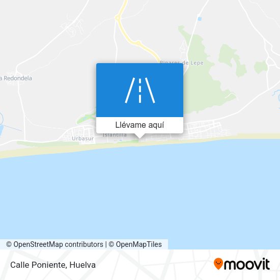 Mapa Calle Poniente