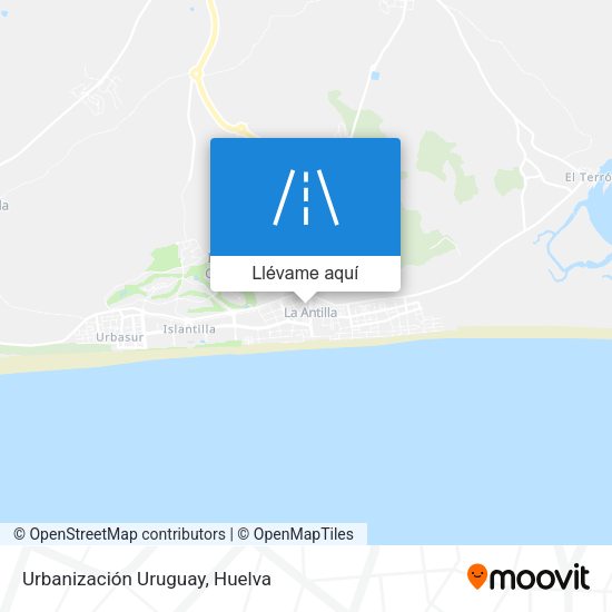 Mapa Urbanización Uruguay